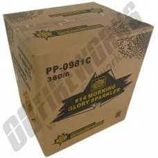 Wholesale Fireworks 14" Morning Glory Sparklers Case 360/6 (Low Cost Shipping)